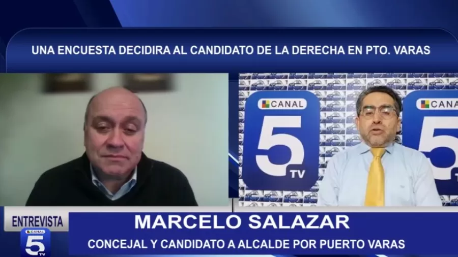 Marcelo Salazar Vallejos concejal y candidato a alcalde por Puerto Varas - Marcelo Salazar